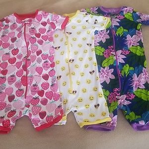 One Piece Girls Pajamas 4T